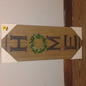 Home Wood Sign